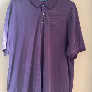 Tommy Bahama Men's XL Purple Diamond Polo Shirt Golf Casual Wear